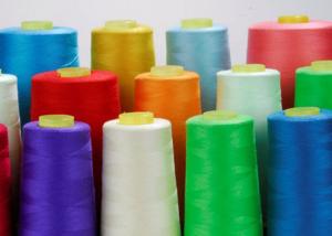 Wholesale Virgin 100 Spun Polyester Sewing Thread For Garment Sewing 40s / 2 Good Elasticity from china suppliers