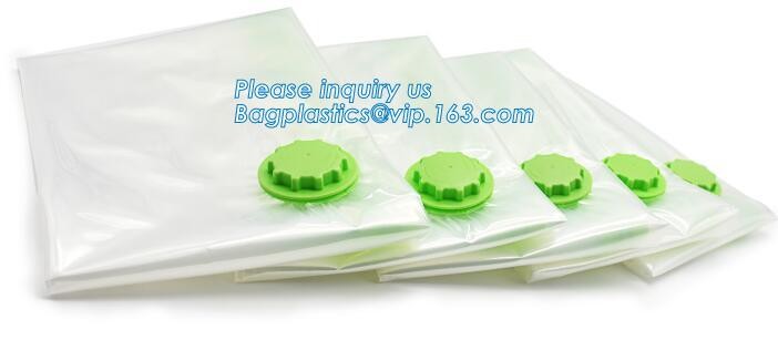 vacuum seal storage bags for down jacket coats, hand rolling vacuum bag for travel, Compress Vacum Packing Bag, bagplast