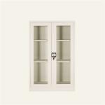 Modern Office Furniture Glass Door Filing Cabinet Knock Down 0.5-1.0mm