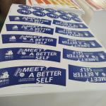Single PE Coated Paper Cup Fan 340gsm Printed Disposable Recycle