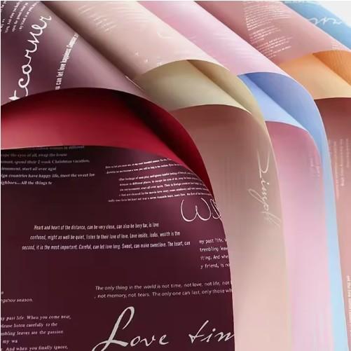 Waterproof Bouquet Paper translucent wrapping flower wrap paper floral gift