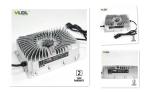 Waterproof Lead Acid And Lithium Battery Charger 48V 54.6V 58.4V 20A 25A 1500