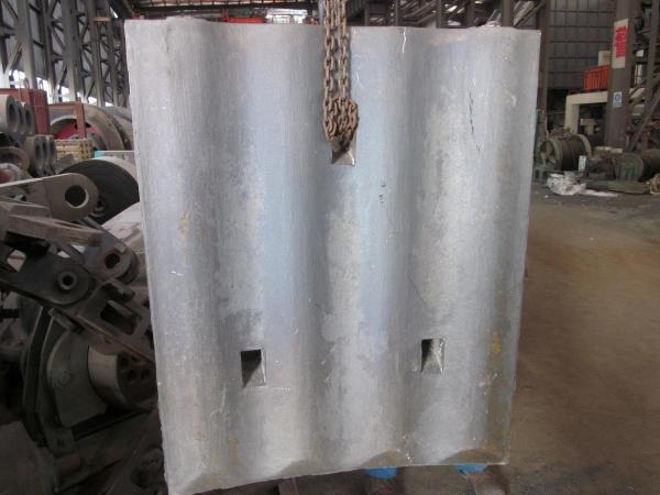 High Cr White Iron Mill Liners D-12-D Coal Mill Hardness HRC58 - HRC61 After
