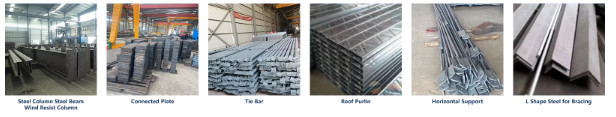 Q235B Q355B Galvanized Purlin Metal Shed Design Prefabricated Steel Structure Workshop Building For Self Storage
