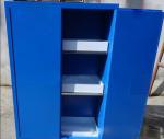 Corrosive Industrial Lab Furniture Blue 90 G / 340 L With Double Lock