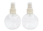 24410 100ml Round Shape PET Plastic Sprayer Bottle For Cosmetic Packaging