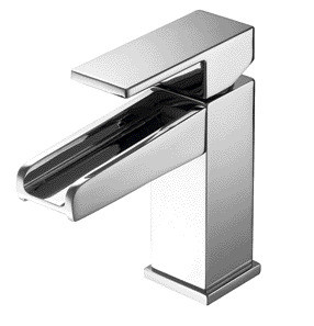 Single Lever Mixer Brass Waterfall Faucet For Bathroom