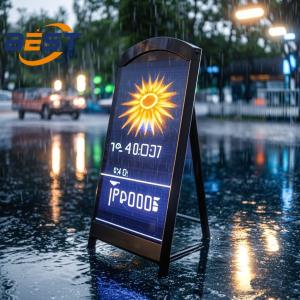 Wholesale P2.5 Pixel Portable LED Signage All-Weather Metal Frame 4500Nits Brightness 10H Battery Life from china suppliers
