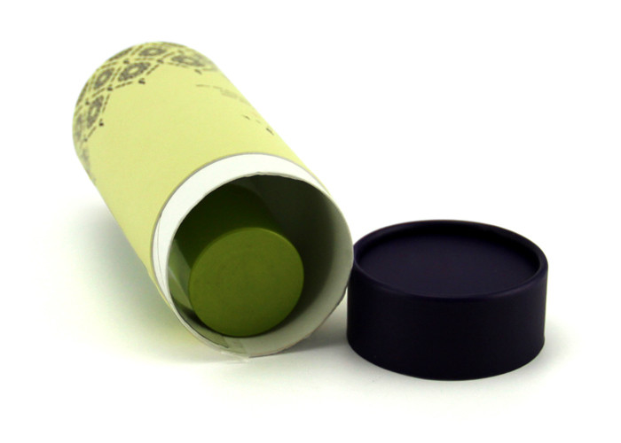 Opening Rolled Edge Print Paper Tube Packaging with Transaparent Window