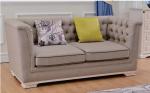 European Modern Style Furniture Living Room Sofa Set Light Brown Color