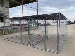 Wholesale 2x3M Outdoor Chain Link Dog Kennel Heavy Duty Enclosure Metal Cage from china suppliers