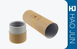 Wholesale Brown Kraft Cardboard Cylinder Tubes For Glass Bottle Shipping , Eco Friendly from china suppliers