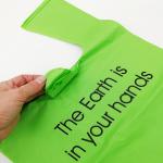 Rolled Compostable Retail T Shirt Bags For Shops Market Stalls Convenience