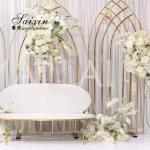 Backdrop Decoration For Wedding Reception Church European Stand Stainless Steel