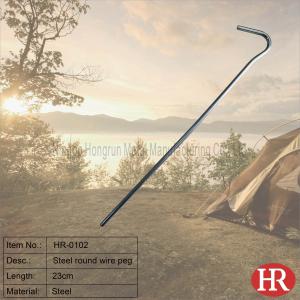 Wholesale 23cm galvanized steel tent pegs from china suppliers