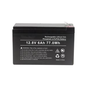 Wholesale FCC Deep Cycle Lifepo4 Battery 12v 6ah Portable Lithium Battery from china suppliers
