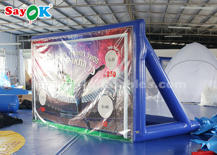 Inflatable Soccer Goal Durable Inflatable Sports Games PVC Tarpaulin Outdoor Shooting Door