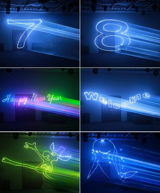 6kg 5-10W RGB Full Color Light Disco Night Club Special Effect Led Stage Lights Outdoor Laser Light Laser Dj