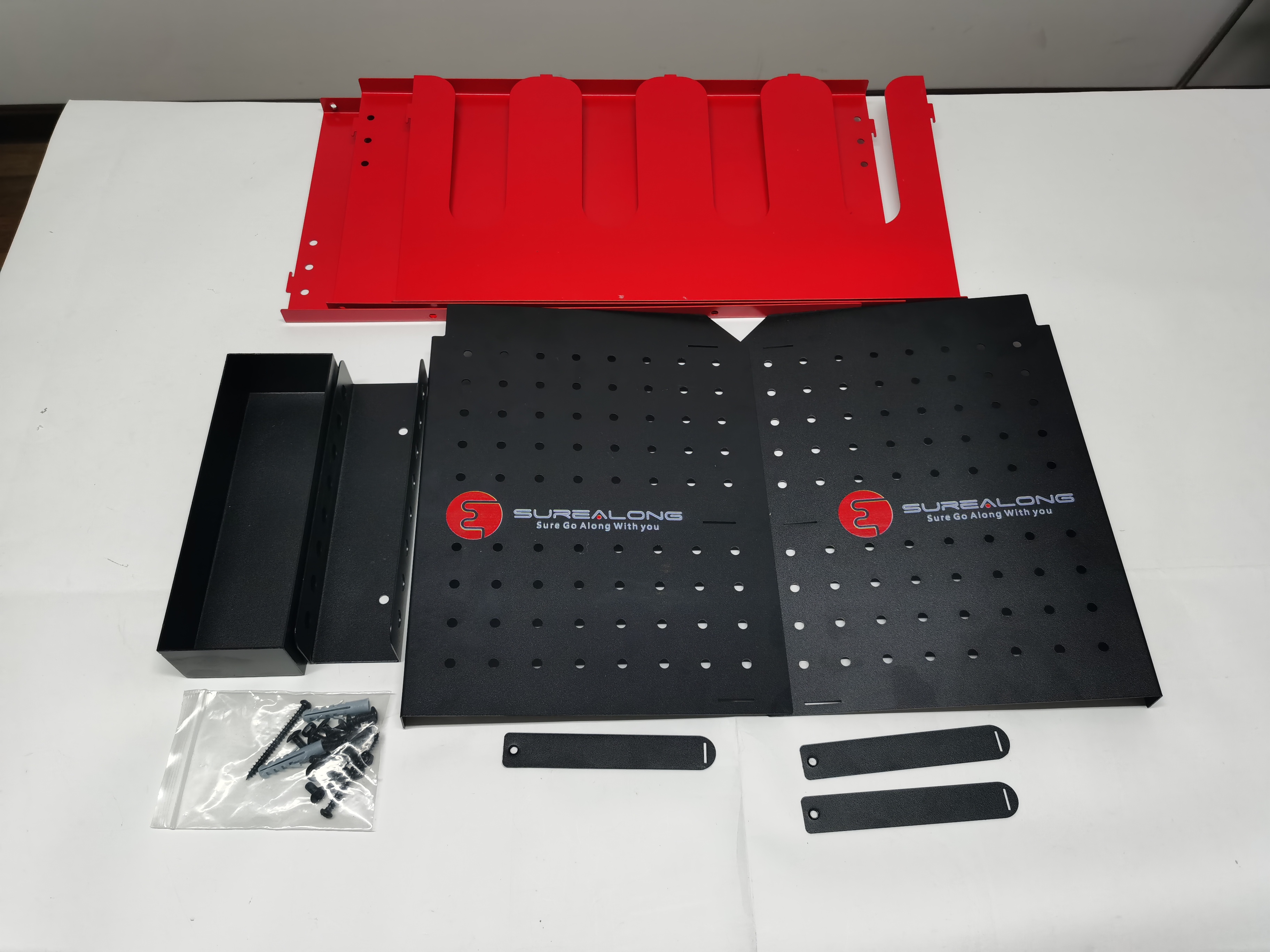 Organize Your Workshop with Wall Mount Garage Drill Holder and Iron Storage Rack