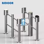 Residential Anti Collision Half Height Turnstile Quick Pass Door Design