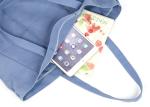 Denim Blue Eco Friendly Tote Bag For Supermarket
