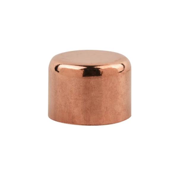 Threaded Copper Pipe Cap for High Temperature Rating 400°F and Pressure Rating