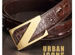 Factory price fashion casual belt stainless alloy buckle crocodile belts