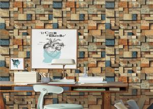 Wholesale Fireproof Removable Brick Look Wallpaper Non - Pasted For Household from china suppliers
