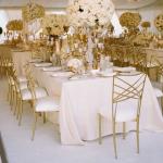 Tiffany Chameleon Chairs Wedding Gold For Rent Party 41x40x92cm
