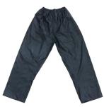 Navy Blue Work Rain Coat Waterproof Polyester Pvc Coating Adult Rain Work Coat