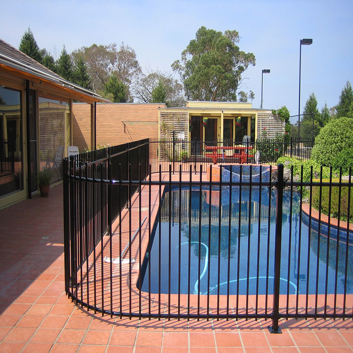 Australia Spear Top Wrought Iron Fence/Garrison Security Fencing