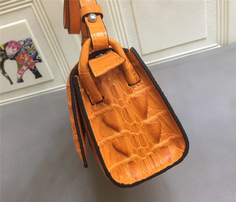Genuine Crocodile Skin Lady Small Flap Purse Authentic Alligator Leather Women Sling Shoulder Bag Female Cross Body Bag