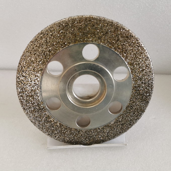 Electroplated CBN Grinding Wheel With Weight-reducing Holes Diameter 150* Inner Hole 30* Thickness 5.5* Width 25