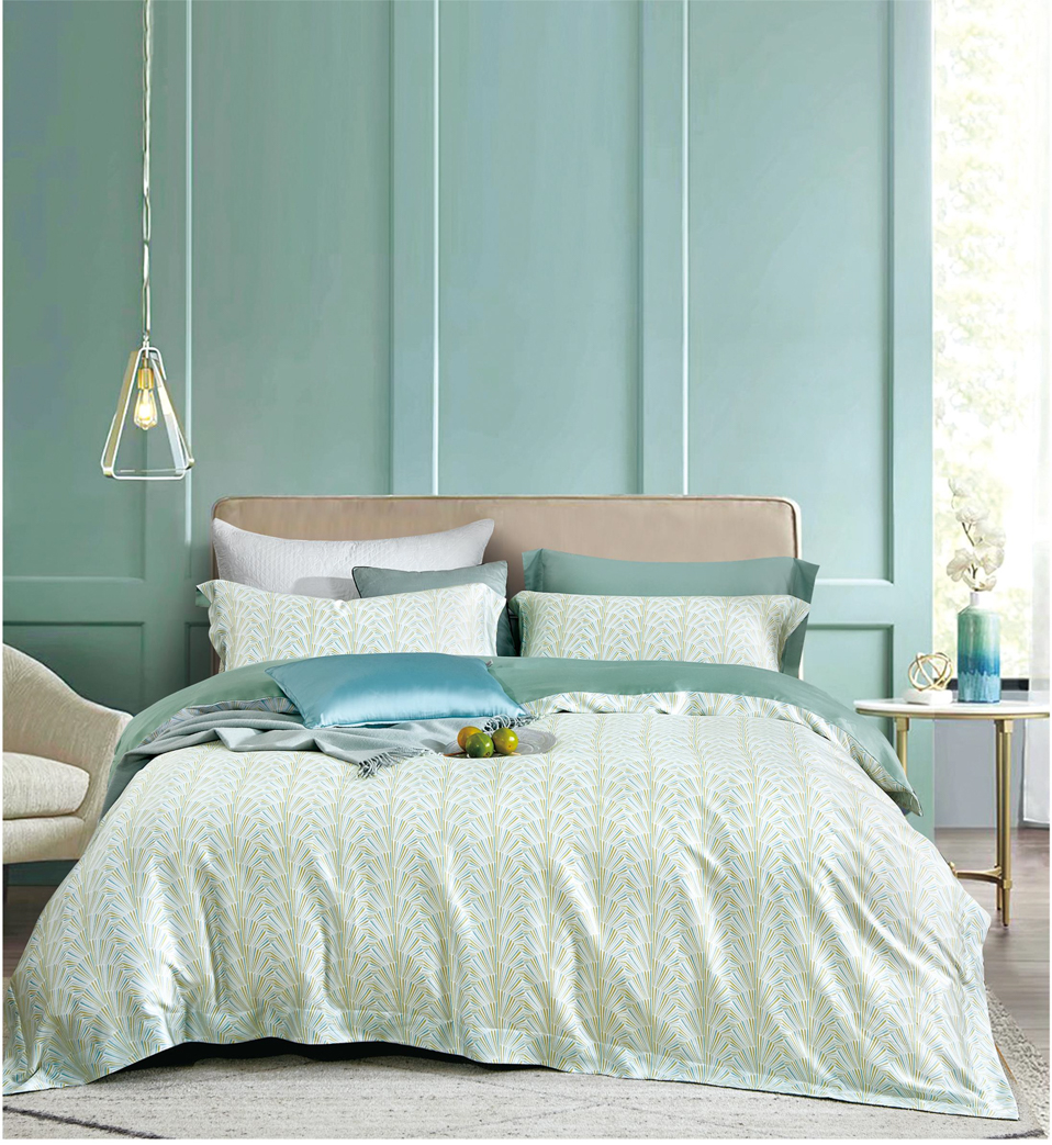 Modern Quilted Bed Sheet Printing Design Mattress Protective Cover for a Chic Bedroom