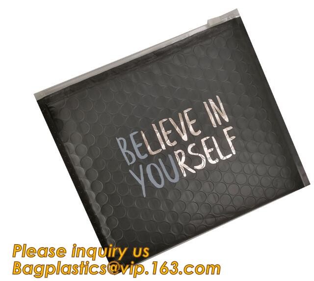 Holographic Zipper Slider Zip Lock Bubble Bag,Cosmetic Zipper Bag/Rose Gold Slider Bubble Bag with Logo,Slider Bubble Zi