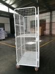 Zinc Chrome Logistics Trolley Adjustable Distance Steel Warehouse High Strength