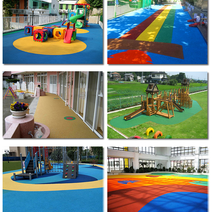 odorless EPDM Rubber Granules Sports Floor dustproof 8mm epdm surface