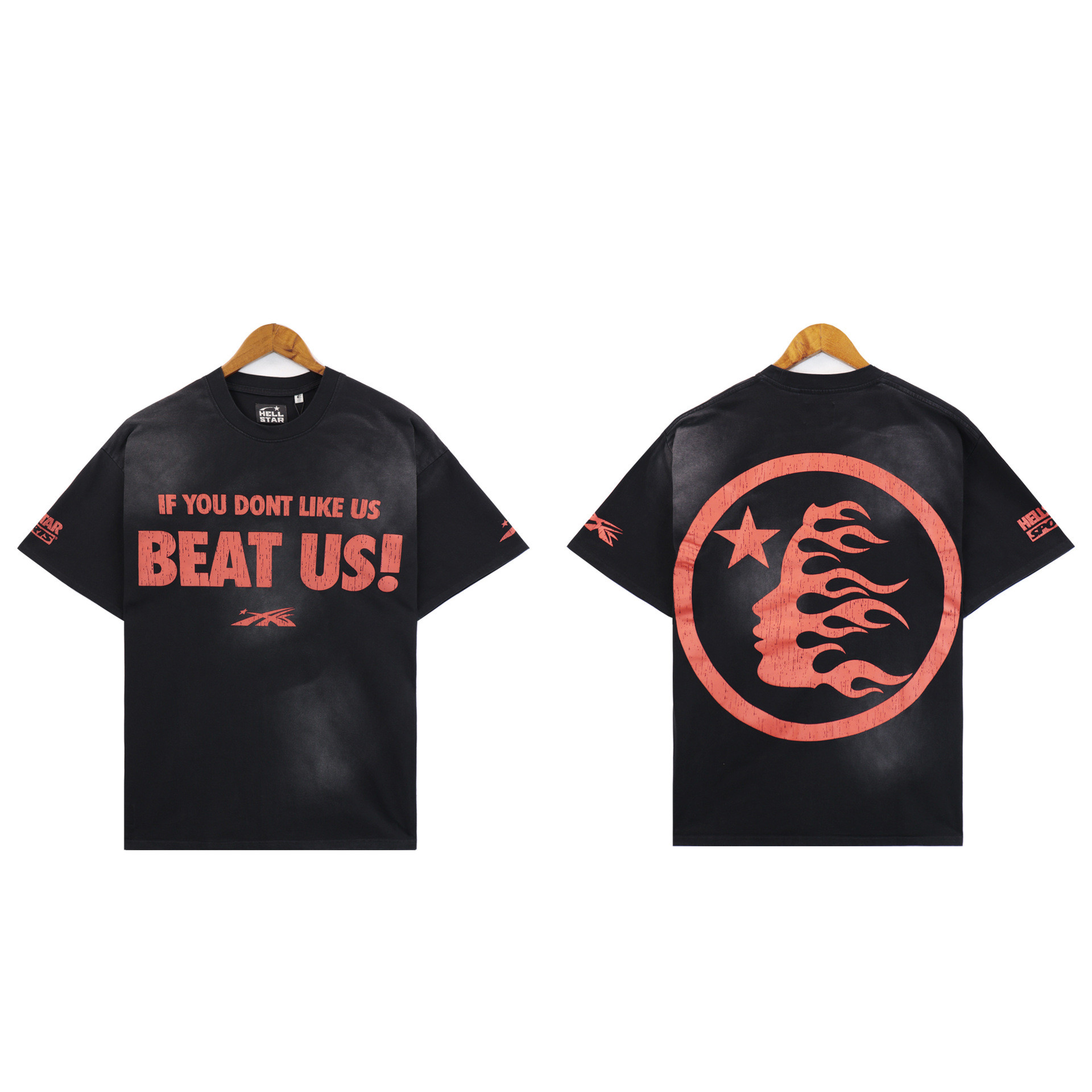 Unisex 3d Digital Sublimation Printing T Shirt Hip Hop Clothing For American Rapper