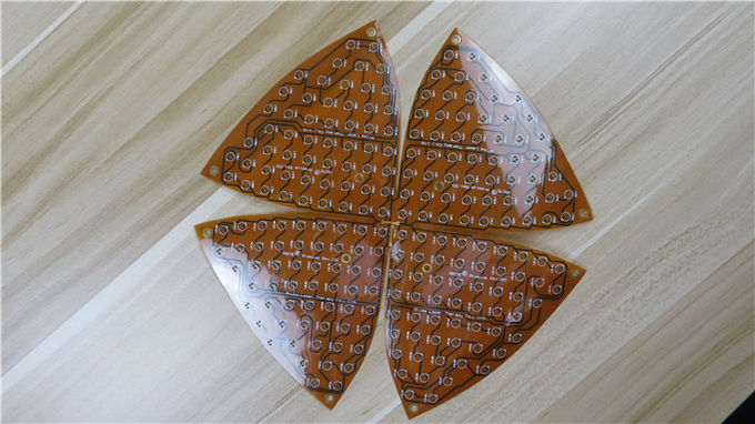 Large FPC (Flexible Printed Circuit PCB) Built on Polyimide with Yellow Coating and Immersion Gold for LED Lighting