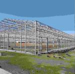 CE Steel Frame Office Buildings High Seismic Resistance Metal Warehouse