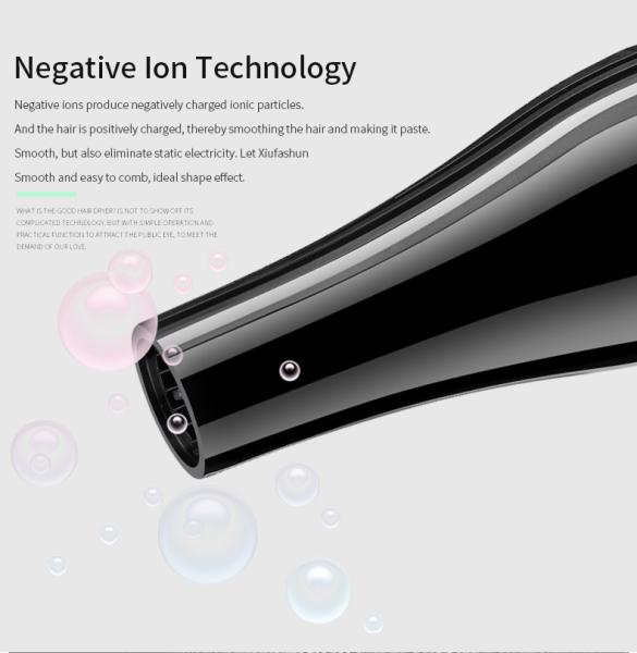 Ionic Electric Low Radiation Hair Dryer , 2400 Watt Hair Dryer Commercial 110V