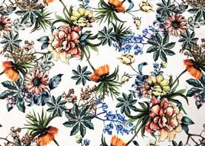 Wholesale Sunshine Bed Sheet Material / 94% Polyester Microfiber Fabric Flowers 260GSM from china suppliers