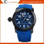 3 Colors Available Red White Blue Stainless Steel Watch Fashion Quartz Watch