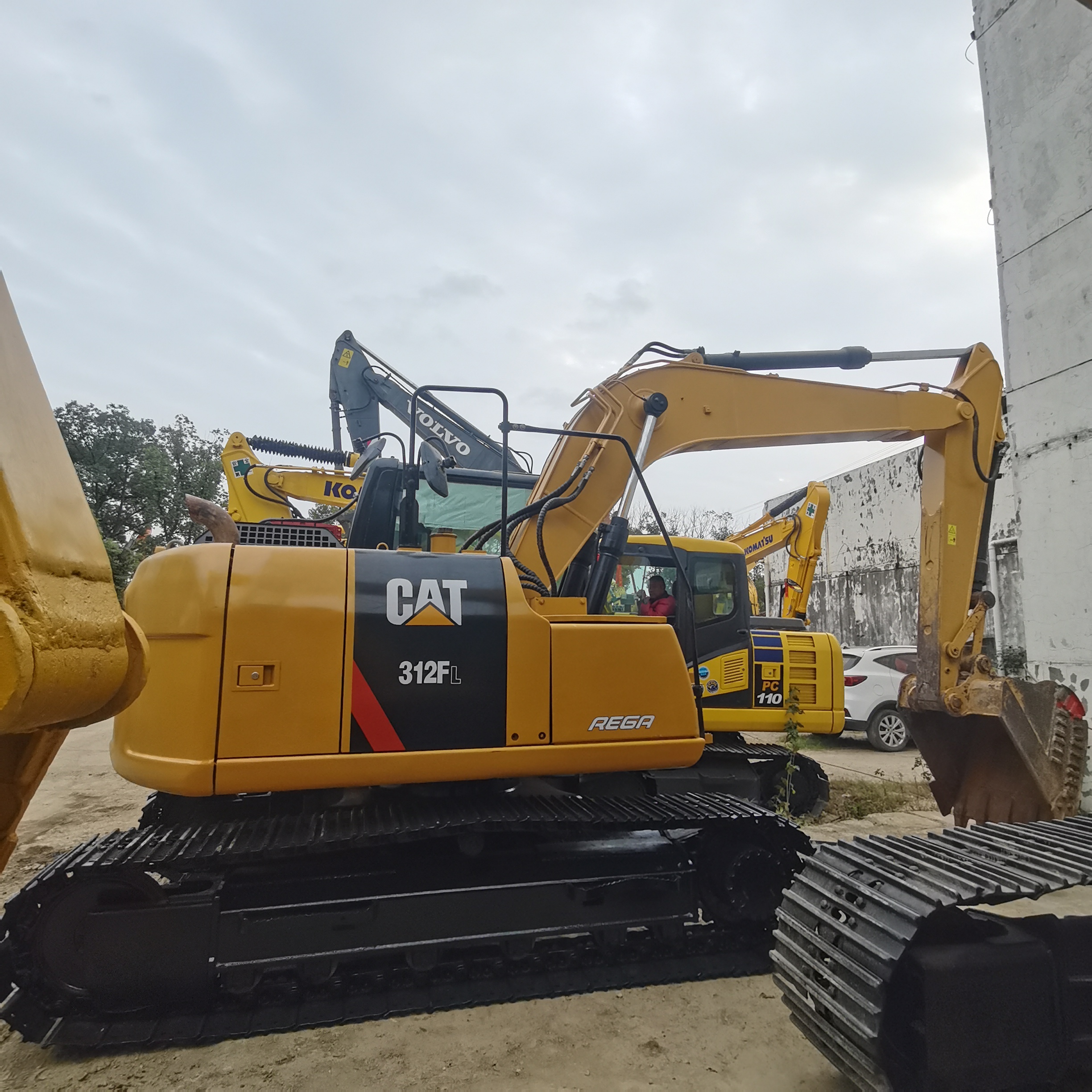 12000KG CAT312 Second Hand Excavator With Original Color And Crawler Hydraulic Excavator