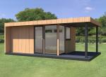 20ft Luxury Combination Hotel Container Room Sales Booth Coffee Shop Guard Room