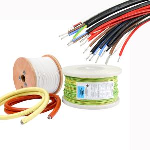 Wholesale Nickel copper Electrical Wire UL3251 Silicone Rubber Insulated Wire with red black white color from china suppliers