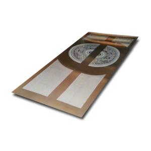 Wholesale Etching 316l Stainless Steel Mirror Sheet from china suppliers