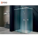 Aluminum Interior Noiseless Triple Sliding Glass Door Frameless Soundproof
