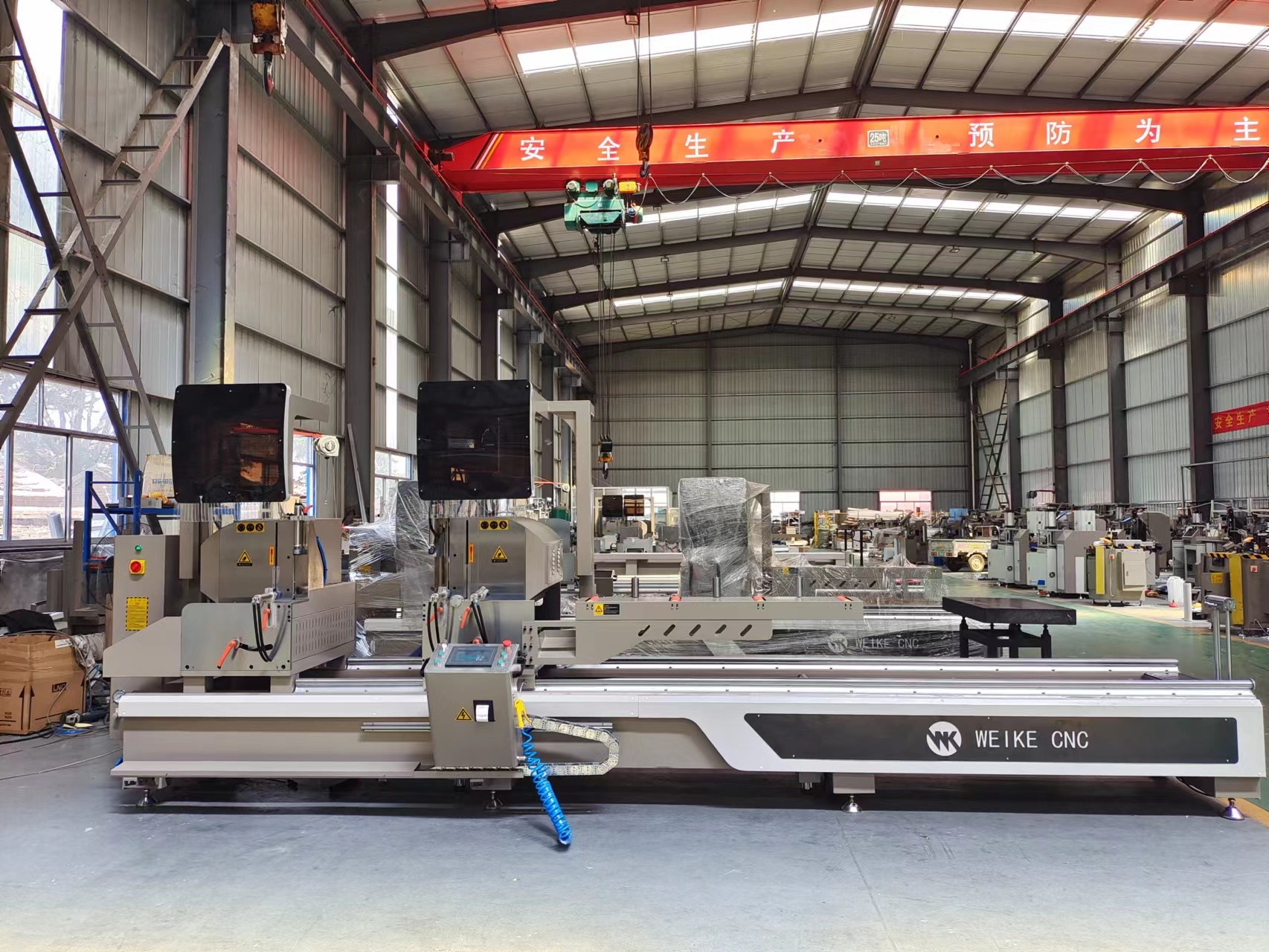 550mm CNC Double Head Saw Double Head Cutting Machine Aluminium