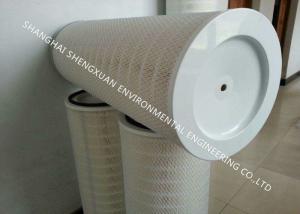 Wholesale Industrial Pleated Filter Cartridge , Anti - Corrosive Dust Collector Filter Cartridge from china suppliers